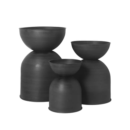 Pot de fleurs Hourglass Small / Métal - Ø 31 x H 42,5 cm - Ferm Living