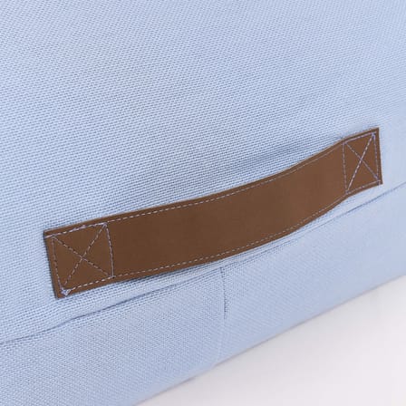 Pouf enfant Oasis tissu bleu - NOBODINOZ