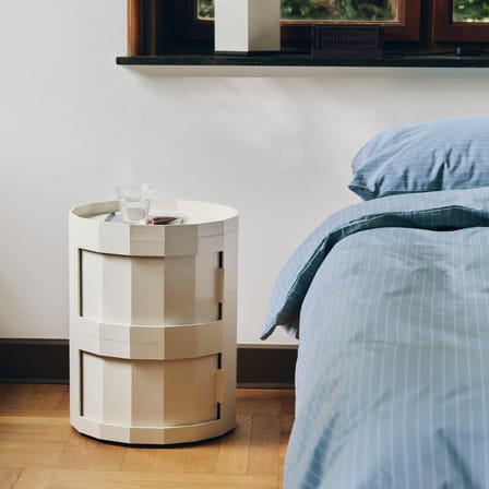 Rangement Facet Low / H 49 cm - 2 portes / Avec roulettes - Hay
