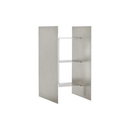 Rangement mural Sheet Cabinet métal / 2 portes - L 59,6 x H 59,6 x P 16 cm - Frama