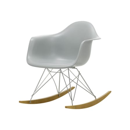 Rocking chair RE RAR - Eames Plastic Armchair plastique gris / (1950) - Recyclé - Vitra