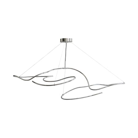 Sospensione Ghost Big LED metallo argento / 155 x 82 x H 50 cm - 101 COPENHAGEN