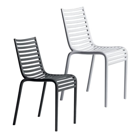 Stapelbarer Stuhl PIP-e plastikmaterial weiß / Philippe Starck, 2010 - Driade