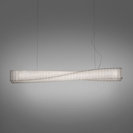 Suspension Spin plastique blanc / L 125 cm - Slide