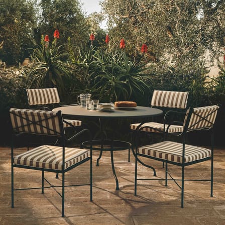 Table ronde Igea métal gris / Ø 120 cm - Unopiu