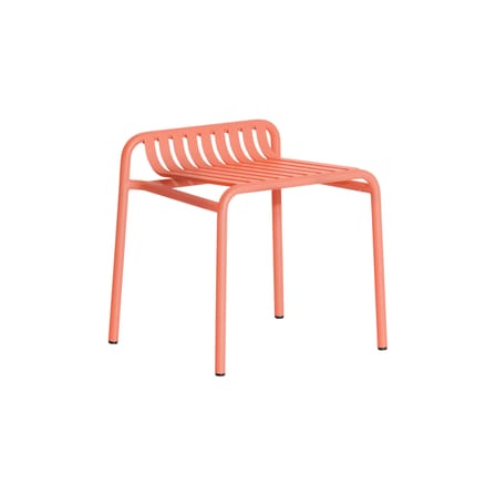 Tabouret empilable Week-end métal orange / Aluminium - Petite Friture