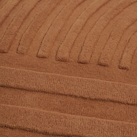 Tapis Relevo  marron / 170 x 240 cm - Tufté main - Muuto