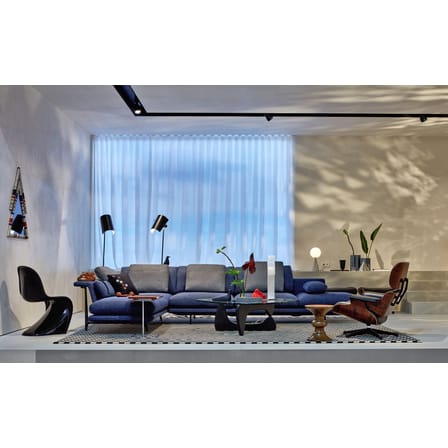 Tavolino Noguchi Coffee Table vetro nero / By Isamu Noguchi (1944) / 128 x 93 cm - Vitra