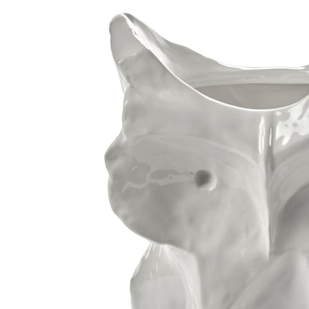 After Midnight Owl  Vase ceramic white / Wide - H 30 cm - Serax
