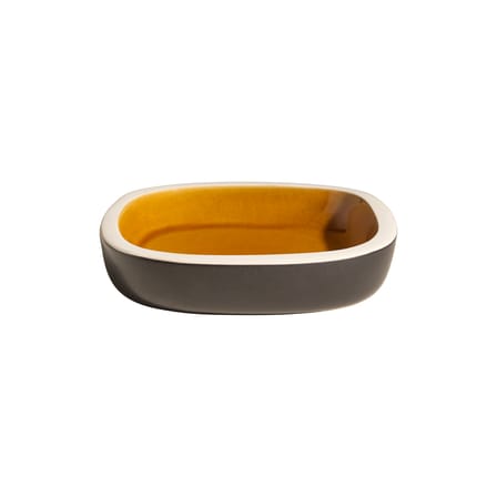Vide-poche Sicilia céramique jaune / 18 x 18 cm - Fait main en France - Maison Sarah Lavoine