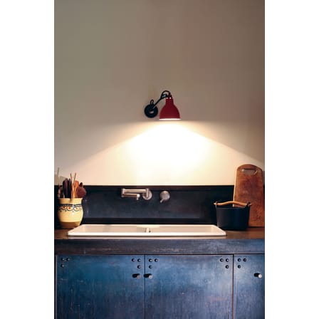 Applique N°304 SW métal rouge / Lampe Gras - DCW éditions