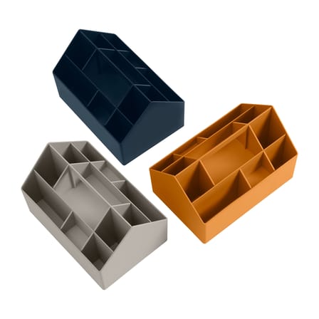 Boîte Sketch plastique orange marron / 26 x 17,5 cm - Plastique recyclé - Muuto