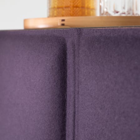 Buffet Tacito violet / L 100 x H 107 cm - Portes en feutre - Magis