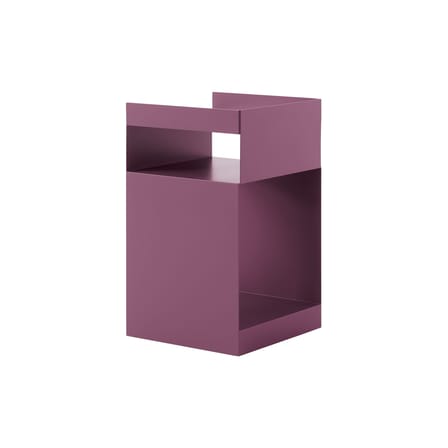 Caisson à roulettes Rotate SC73 métal violet / 35 x 35 x H 59 cm - &tradition