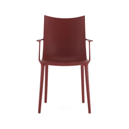 H.H.H Chair plastic material red / Soft touch - Recycled - Kartell