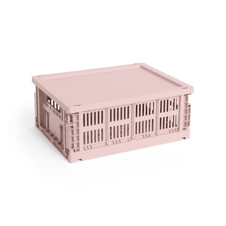 Couvercle  plastique rose / Pour panier Colour Crate Medium 27 x 35 cm - Hay
