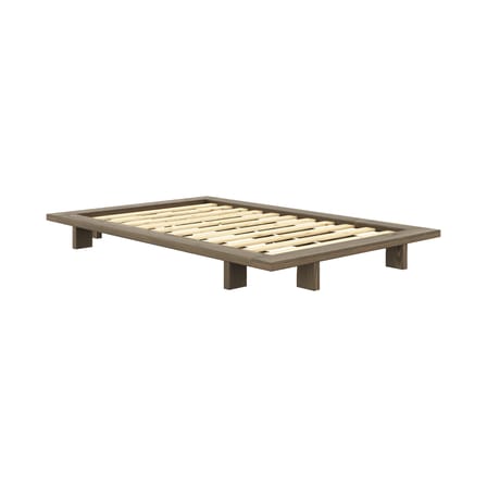 Lit 1 place Japan bois marron / Pour matelas 120 x 200 cm - KARUP