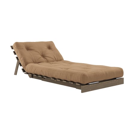 Fauteuil convertible Roots / Dormeuse & lit d'appoint - 3 positions / Structure marron - KARUP DESIGN