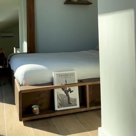 Lit double Ziggy / Pour matelas 180 x 200 cm - Rangements intégrés - KARUP DESIGN