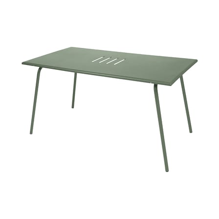 Monceau Rectangular table metal green 146 x 80 cm - 6 people - Fermob