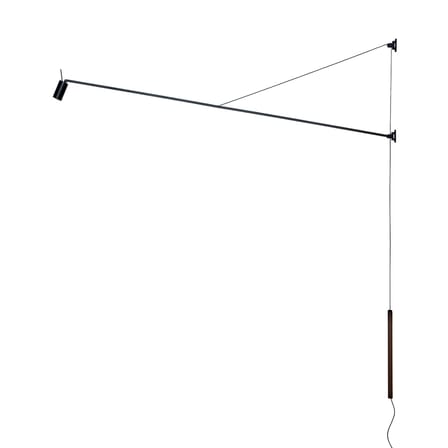 Applique avec prise Swan LED métal / Orientable - L 184 cm - Nemo