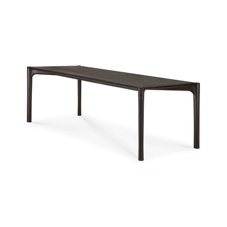 Table rectangulaire PI bois marron / 240 x 100 cm - 10 personnes - Ethnicraft