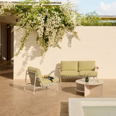 Tavolino Halves pietra beige / Ø 85 cm - Muuto