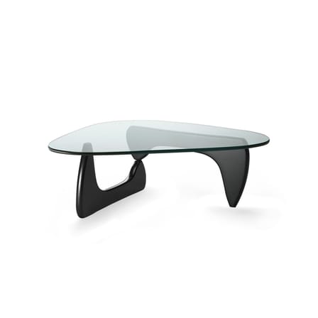 Tavolino Noguchi Coffee Table vetro nero / By Isamu Noguchi (1944) / 128 x 93 cm - Vitra