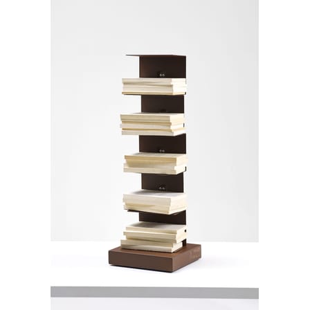Bibliothèque Original Ptolomeo métal marron / 1 face - H 75 cm - Opinion Ciatti