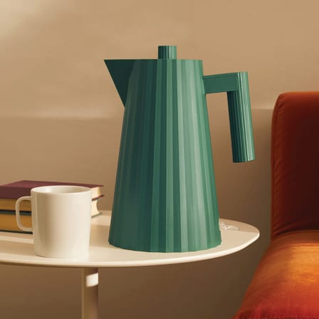 Bouilloire électrique Plissé plastique vert / 1,7 L - Alessi