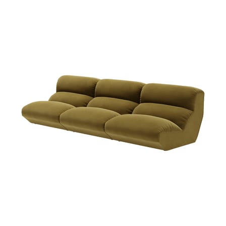 Canapé droit Hi Lo - Configuration B / 3 places - L 330 cm - Modulable - &tradition