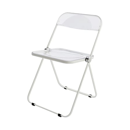 Chaise pliante Plia plastique transparent / Giancarlo Piretti, 1967 - ANONIMA CASTELLI
