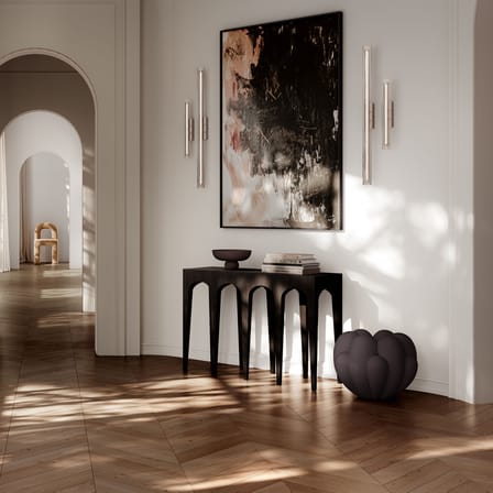 Bow Big Console wood black / L 114 x D 40 x H 80 cm - 101 COPENHAGEN
