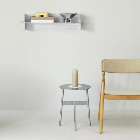 Etagère murale Alu métal / L 80 cm - Normann Copenhagen