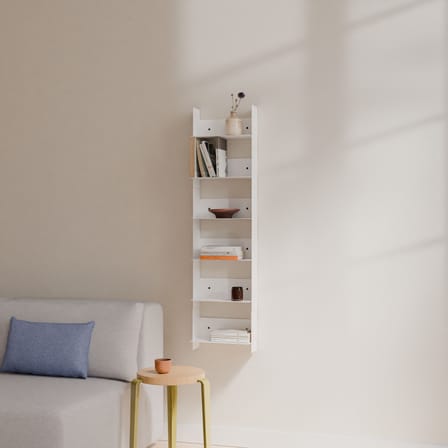 Étagère Pli métal blanc / L 30 x P 15 cm - TIPTOE