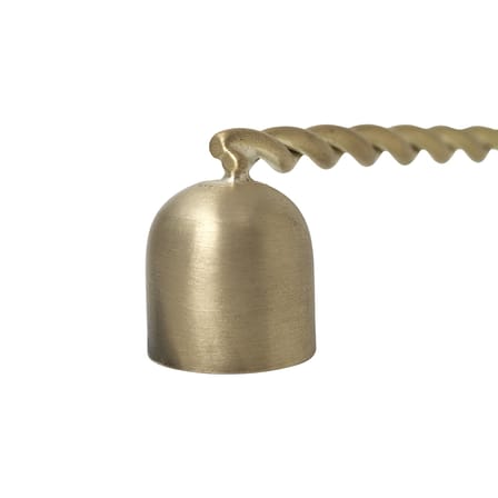 Eteignoir à bougie Twist or métal / Laiton - Ferm Living