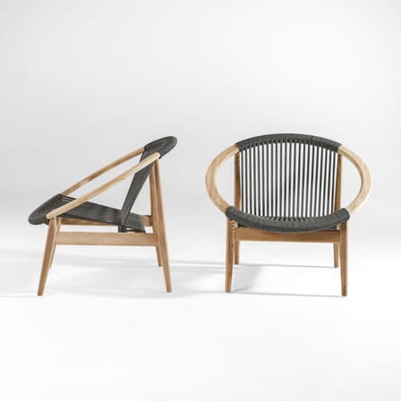 Fauteuil lounge Frida / Corde polypropylène tressée main - Vincent Sheppard
