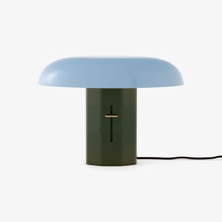 Lampe de table Montera JH42 métal vert / L 45 x H 33 cm - &tradition