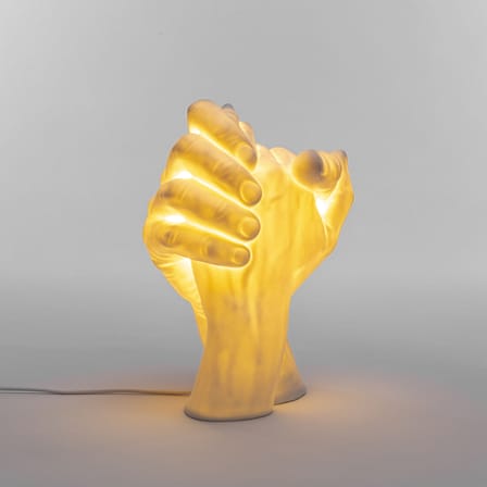 Lampe de table With Me céramique blanc / H 32 cm - Seletti