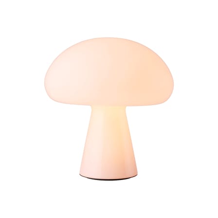 Lampe extérieur sans fil rechargeable Obello LED verre rose / Bill Curry, 1971 - Gubi