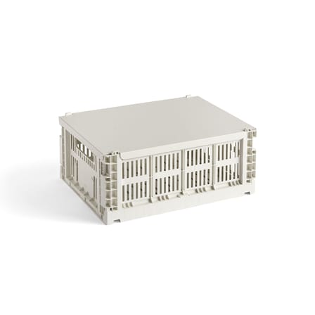  Lid metal white / For Colour Crate Medium basket 26.5 x 34.5 cm - Hay