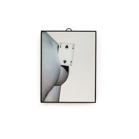 Miroir Toiletpaper plastique multicolore / Deux de pic -  Small H 23 cm - Seletti