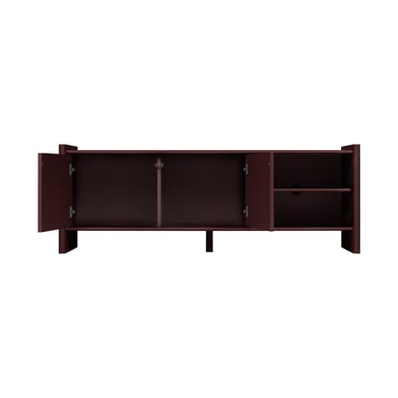 Mobile TV Rali legno rosso / L 160 x H 58 cm - NOO.MA