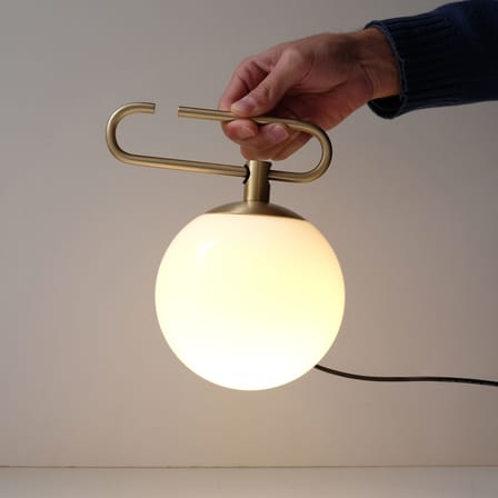 Lampada da tavolo nh1217 metallo vetro oro / da appendere o da sospendere - Artemide