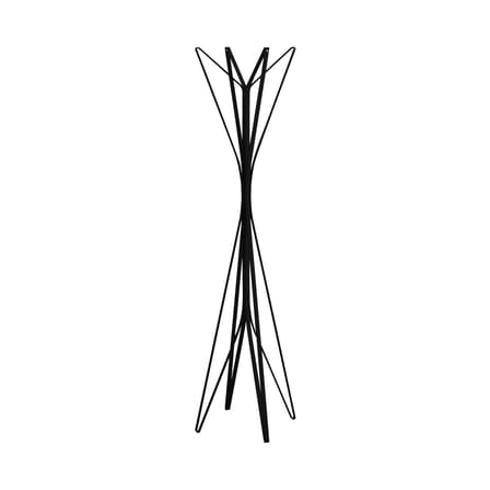Portemanteau sur pied Aster métal noir / Alessandro Dubini - 2010 - Zanotta