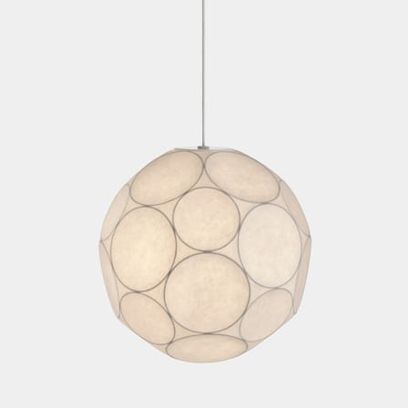 Sospensione Soft Medium tessuto bianco / Ø 45 cm - Tom Dixon