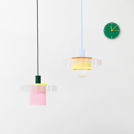 Suspension Gigi n°1 / Ø 28 x H 21 cm - Plastique recyclé / Fabriqué en France - Warren & Laetitia