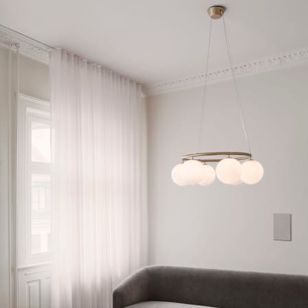 Suspension Miira 6 Circular verre / Ø 80 cm - NUURA
