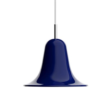 Suspension Pantop métal bleu / Ø 23 cm - Verner Panton (1980) - Verpan
