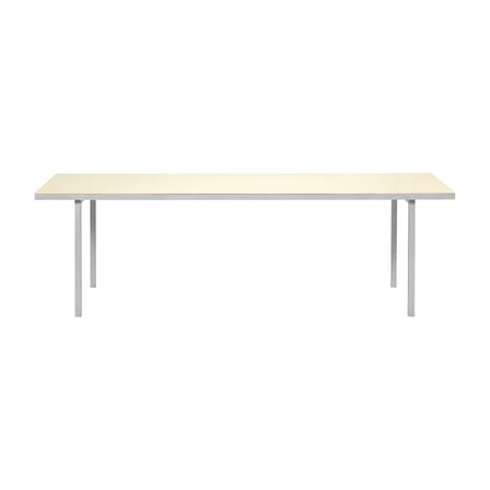 Table rectangulaire Alu table métal beige / 240 x 85 cm - (indoor/outdoor) - valerie objects
